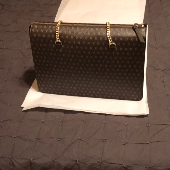 DKNY Monogrammed Handbag - Picture 3 of 7